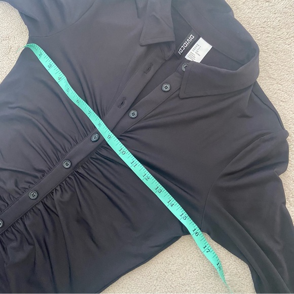 4 for $20 🖤 H&M Divided Body-con Ruched Shirt dress - Picture 6 of 8